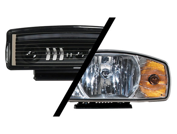 storm seeker led and halogen headlights