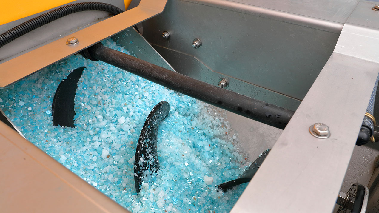 poly hopper pre-wet