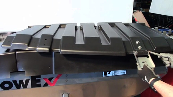 hopper lid install