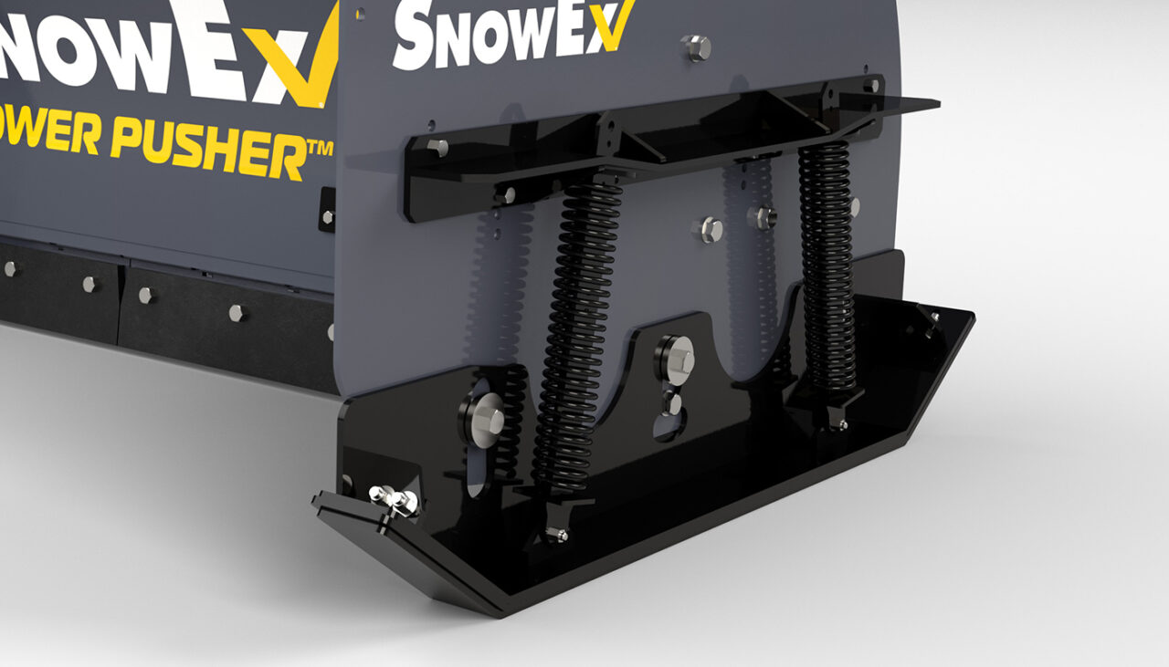 self leveling bolt on shoe power pusher