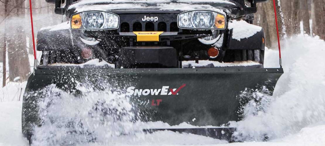 jeep with light duty plow