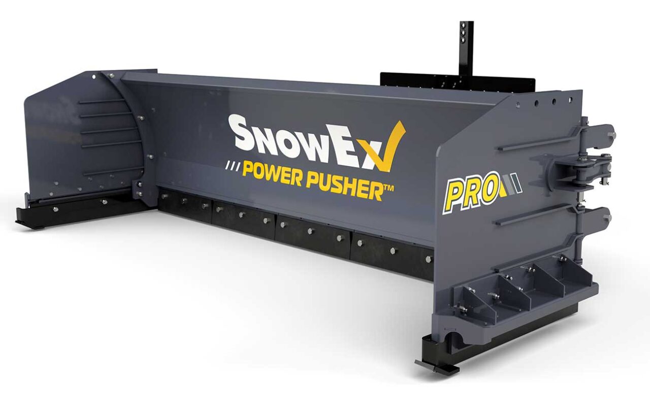 power pusher pro with trace edge technology and hydraulic wings